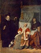 METSU, Gabriel Visit of the Physician sg Spain oil painting artist